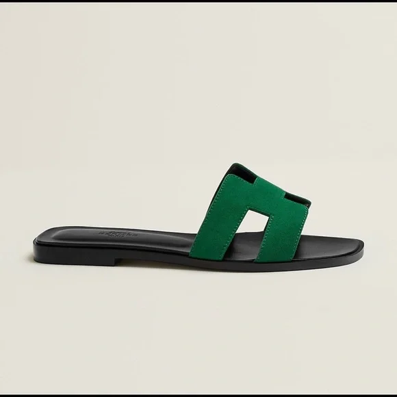 Green Hermes Oran Sandal Size 35.5 Brand New in Box with Receipt @hermes #hermes - Picture 4 of 4